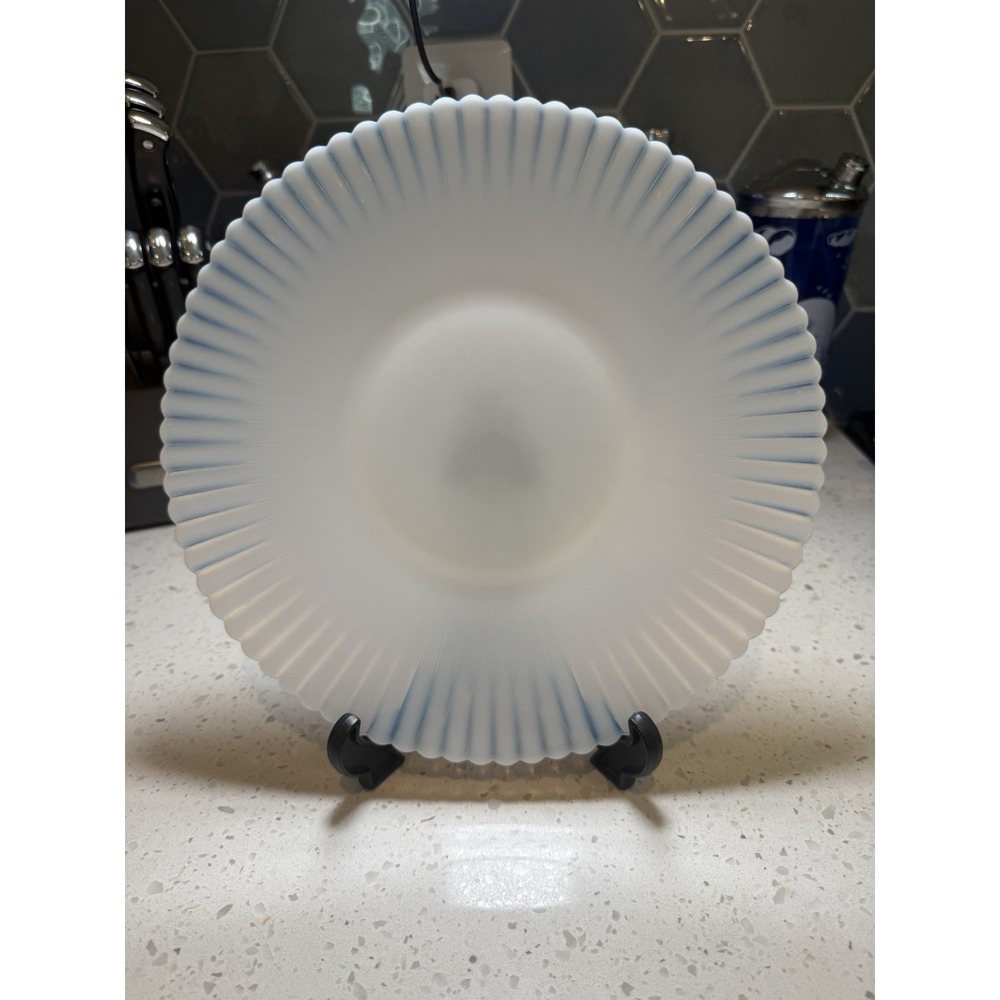 Macbeth Evans Petalware Monax 10" Salver Serving Plate Depression Glass